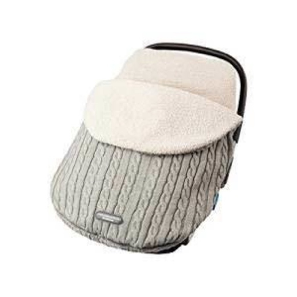 JJ Cole Bundle Me, Grey Cableknit.  Up to 21lbs or 1 year